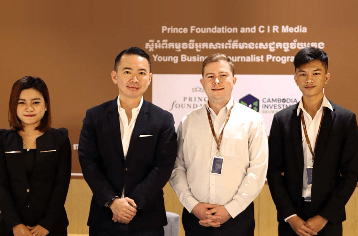 Prince Foundation & Cambodia Investment Review Jointly Rollout Young Business Journalist Program